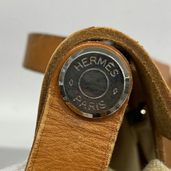 エルメス(Hermes) エルメス ハンドバッグ エールバッグMM □B刻印 トワルアッシュ ナチュラル   レディース