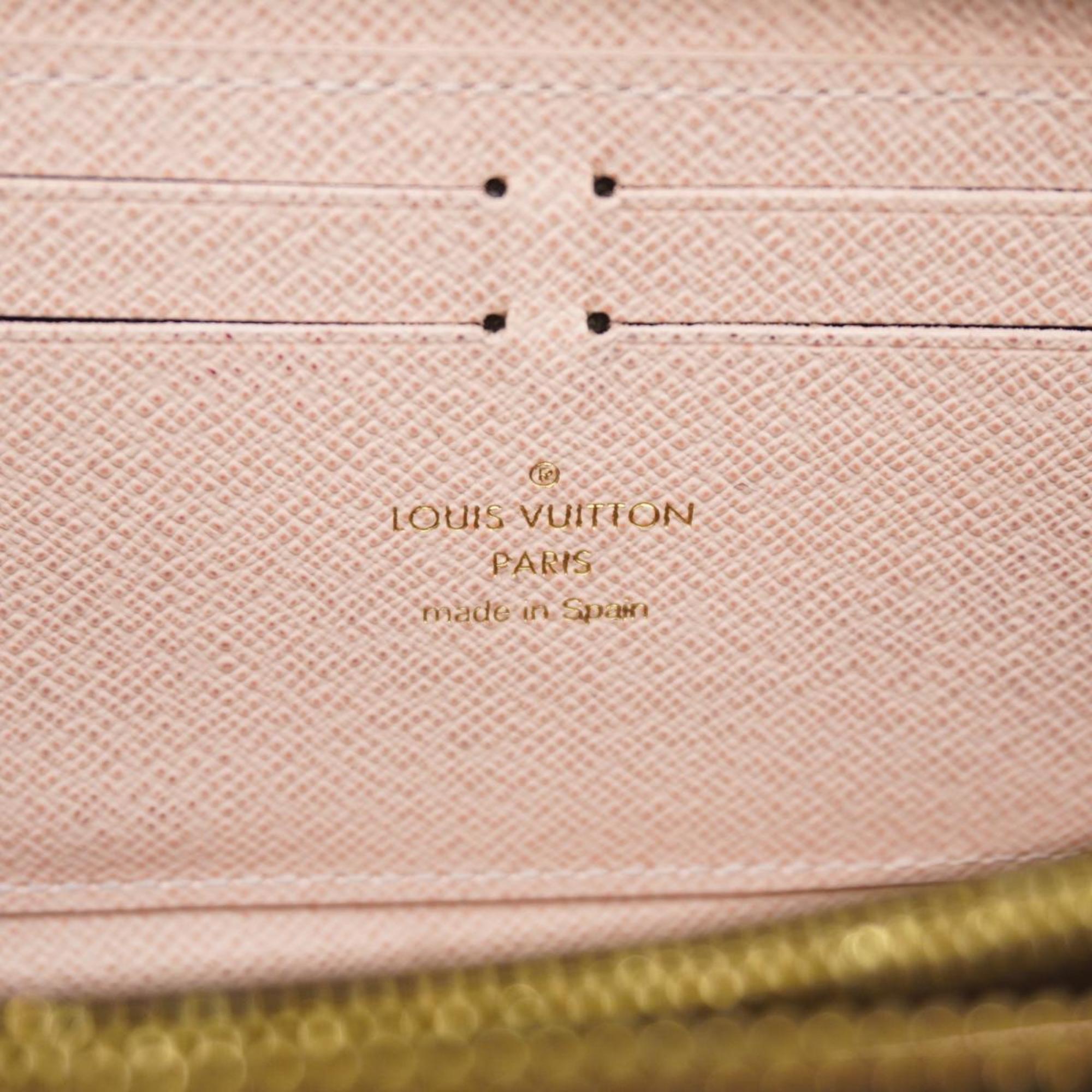 ルイ・ヴィトン(Louis Vuitton) ルイ・ヴィトン 長財布 ダミエ ポルトフォイユクレマンス N41626 エベヌ ローズバレリーヌレディース
