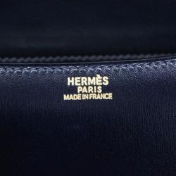 エルメス(Hermes) エルメス ショルダーバッグ コンスタンス23 ボックスカーフ ネイビー   レディース