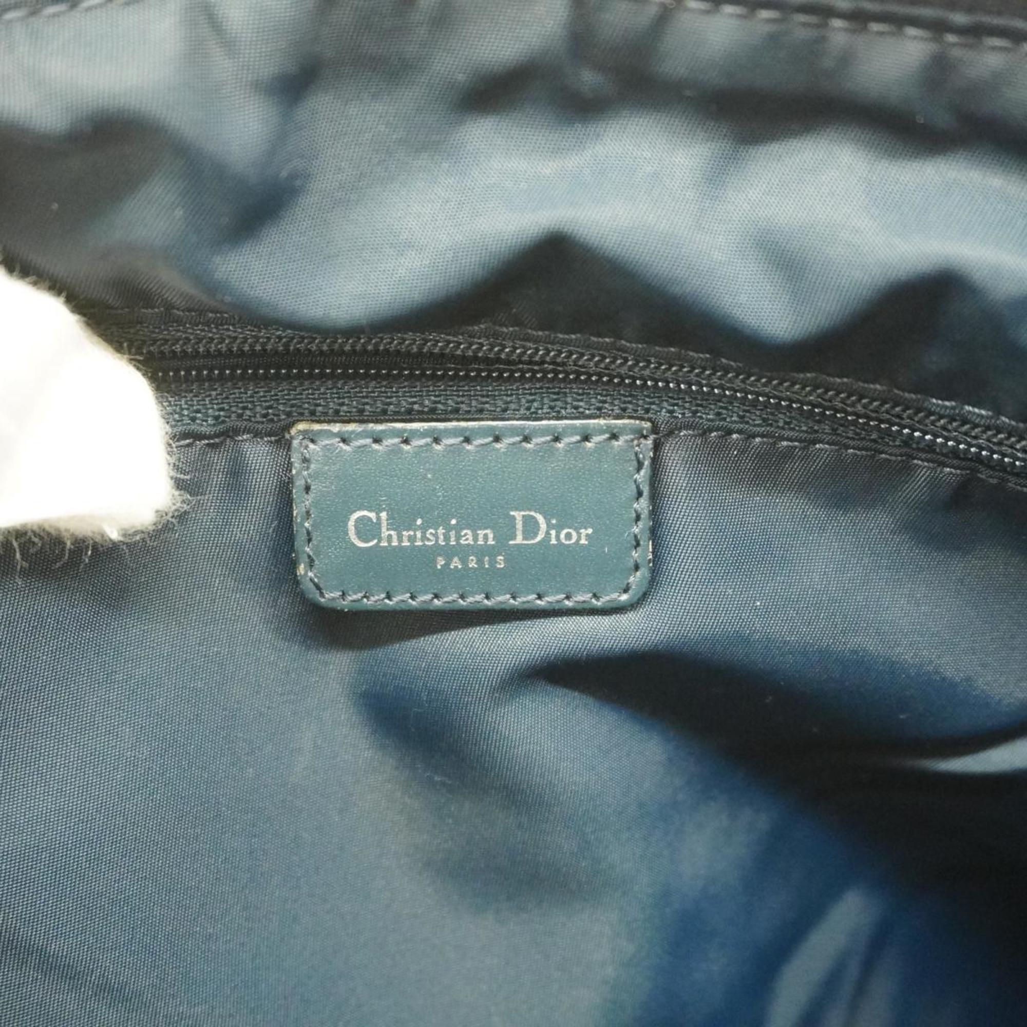 クリスチャン・ディオール(Christian Dior) クリスチャンディオール ショルダーバッグ トロッター キャンバス ネイビー   レディース