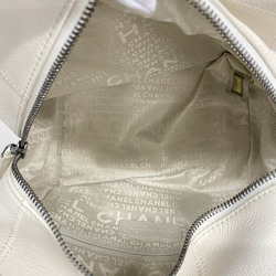 シャネル(Chanel) シャネル ハンドバッグ チョコバー キャビアスキン ホワイト  レディース