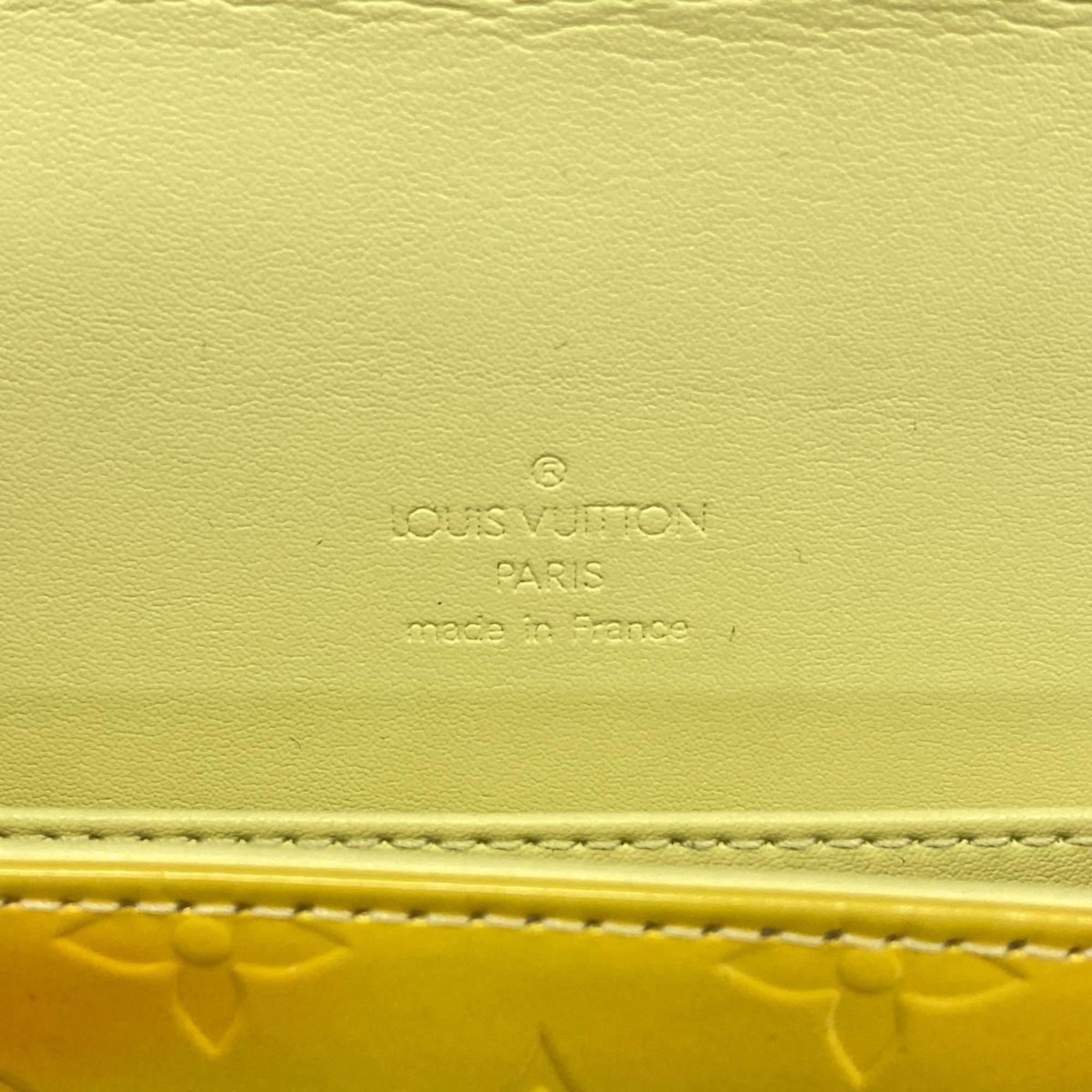 ルイ・ヴィトン(Louis Vuitton) ルイ・ヴィトン ショルダーバッグ ヴェルニ トンプソンストリート M91071 ライムイエローレディース