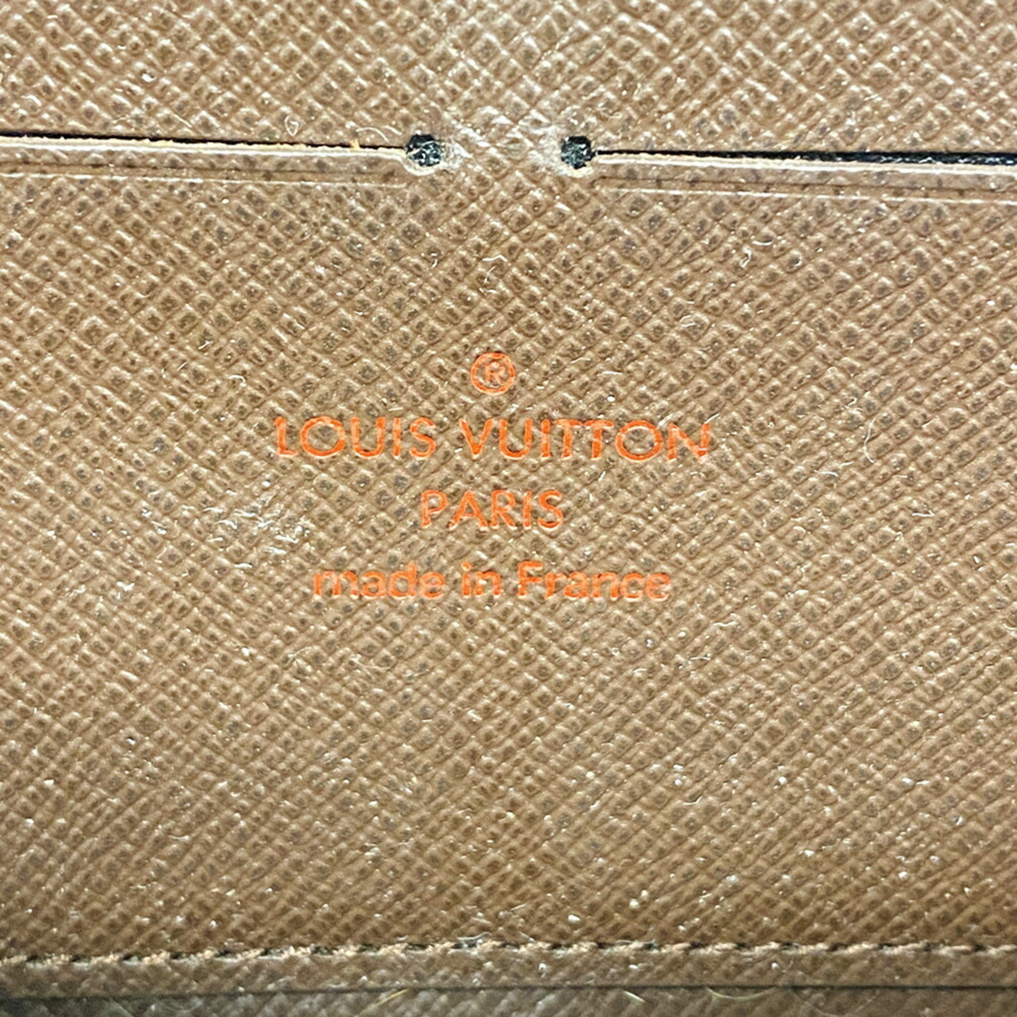 ルイ・ヴィトン(Louis Vuitton) ルイ・ヴィトン 長財布 ダミエ ジッピーウォレット N60015 エベヌレディース