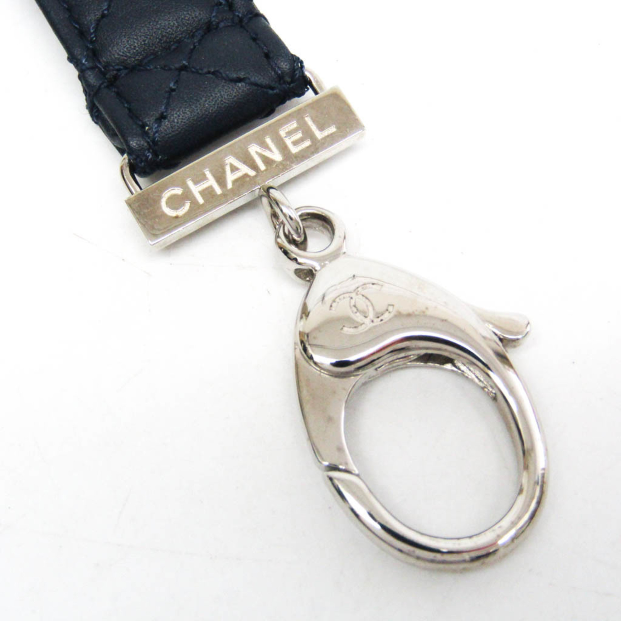シャネル(Chanel) レザー その他 ネイビー G17S マトラッセ ネックストラップ C96612
