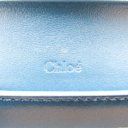 クロエ(Chloé) C レザー カードケース ブルーグリーン