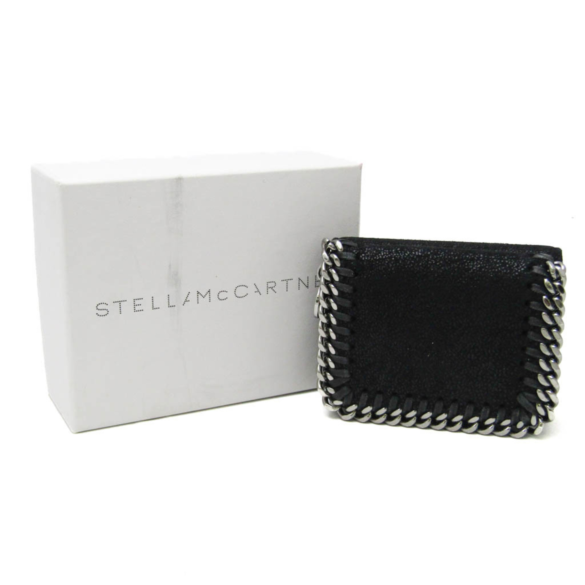 ステラ・マッカートニー(Stella McCartney) ファラベラ スモール W9132 AU18 レディース ポリエステル 財布（三つ折り） ブラック