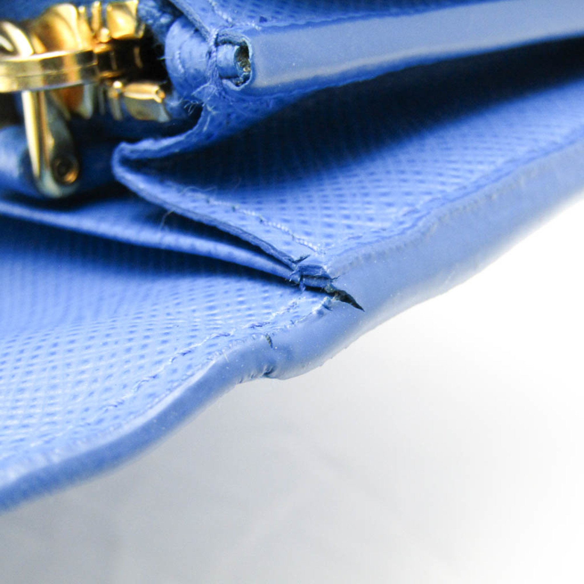 プラダ(Prada) サフィアーノ 1MH132 レディース レザー 長財布（二つ折り） ブルー