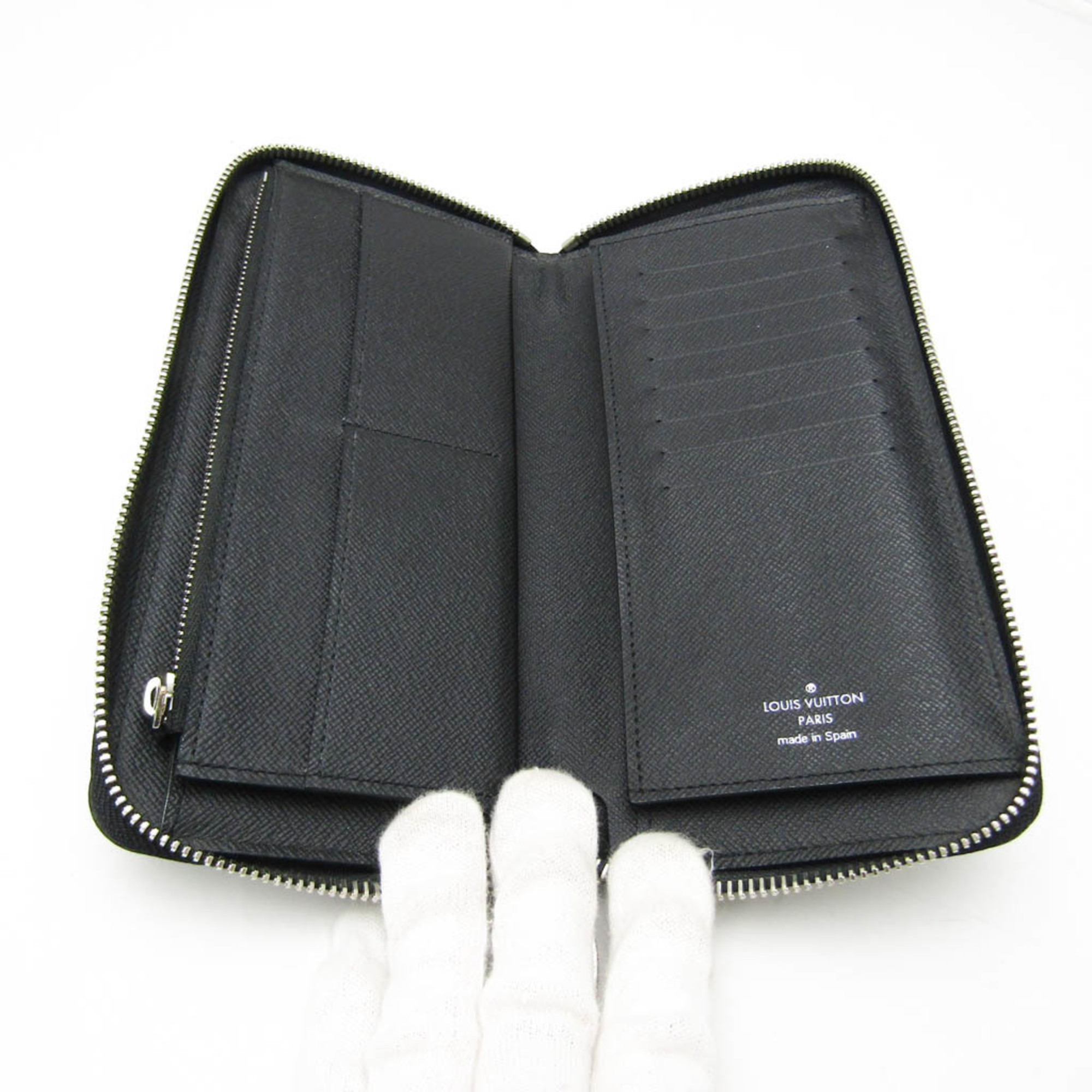 ルイ・ヴィトン(Louis Vuitton) エピ ジッピーウォレット ヴェルティカル M60965 メンズ エピレザー 長財布（二つ折り） ノワール