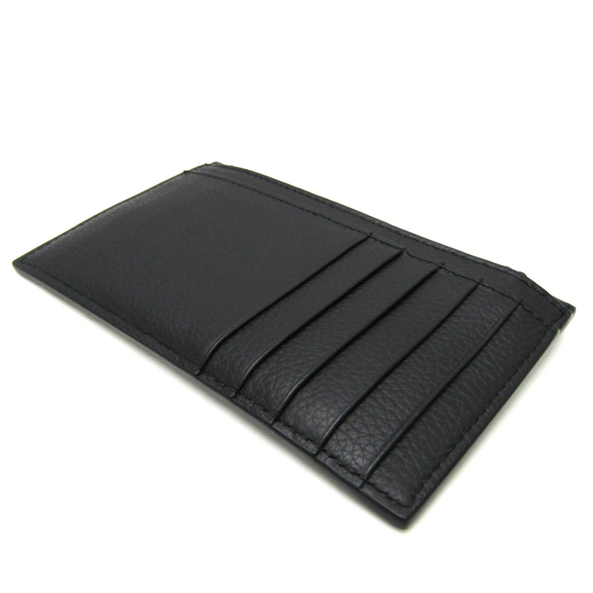 バレンシアガ(Balenciaga) MEN'S CAR LONG COIN AND CARD HOLDER IN GRAINED CALFSKIN 663714 レザー カードケース ブラック