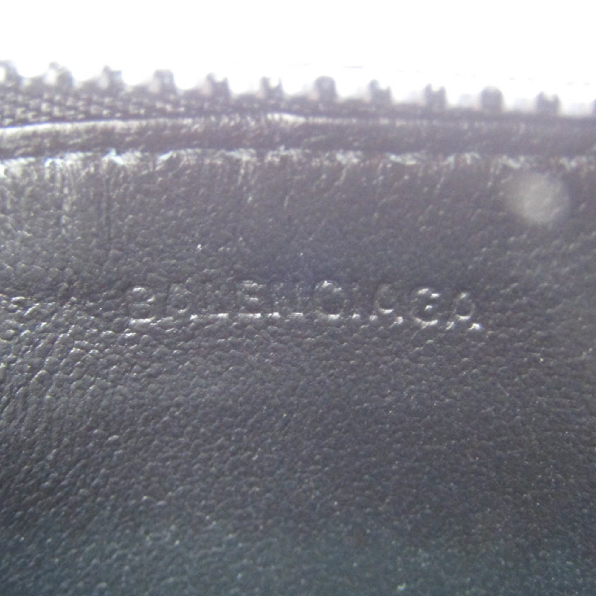 バレンシアガ(Balenciaga) MEN'S CAR LONG COIN AND CARD HOLDER IN GRAINED CALFSKIN 663714 レザー カードケース ブラック