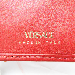 ヴェルサーチェ(Versace) メデューサ ナッパ キルティング DPDI167S レディース レザー 中財布（二つ折り） レッド