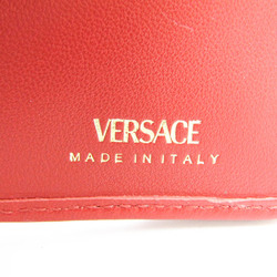 ヴェルサーチェ(Versace) メデューサ ナッパ キルティング DPDI167S レディース レザー 中財布（二つ折り） レッド