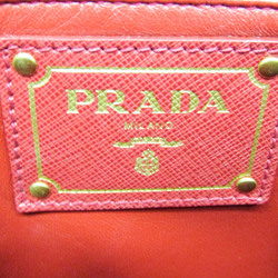 プラダ(Prada) サフィアーノ レディース レザー トートバッグ レッド