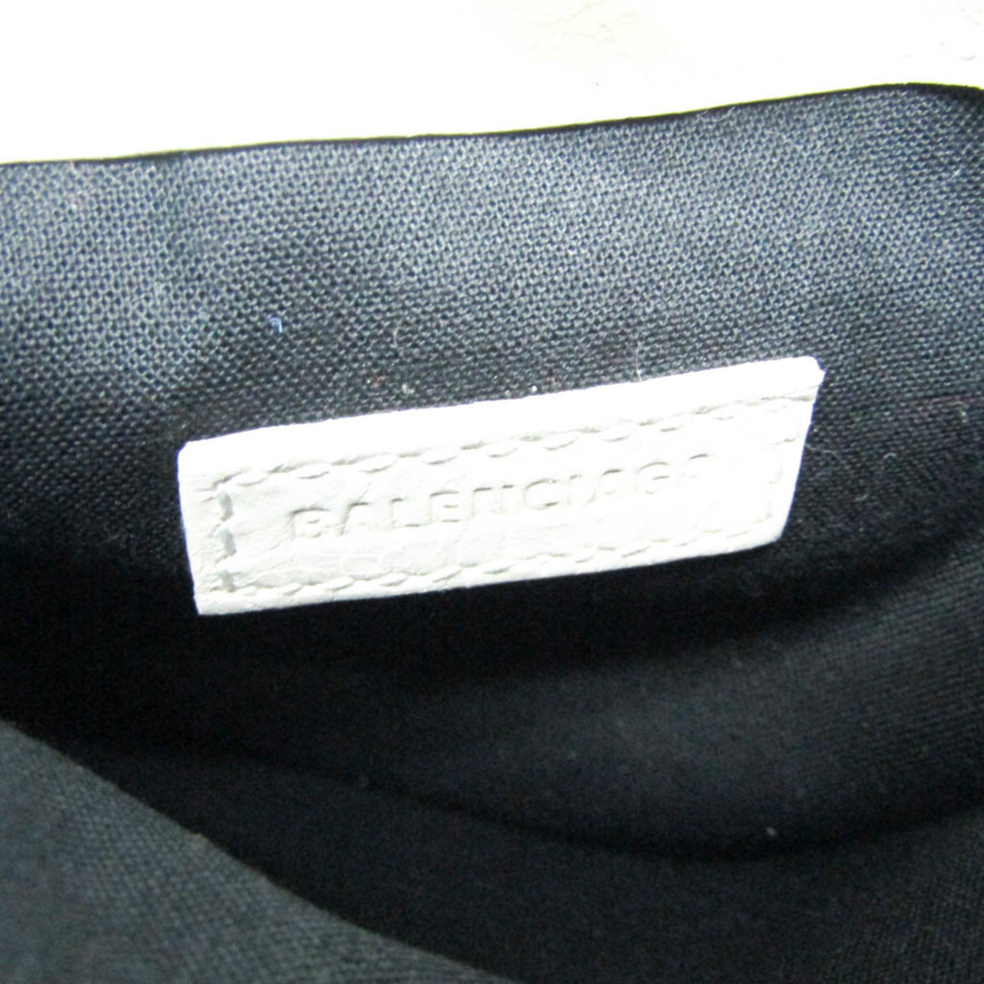 バレンシアガ(Balenciaga) EXPLORER POUCH 532298 メンズ,レディース レザー ショルダーバッグ オフホワイト