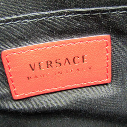 ヴェルサーチェ(Versace) ヴィルトゥス レディース レザー ショルダーバッグ レッド
