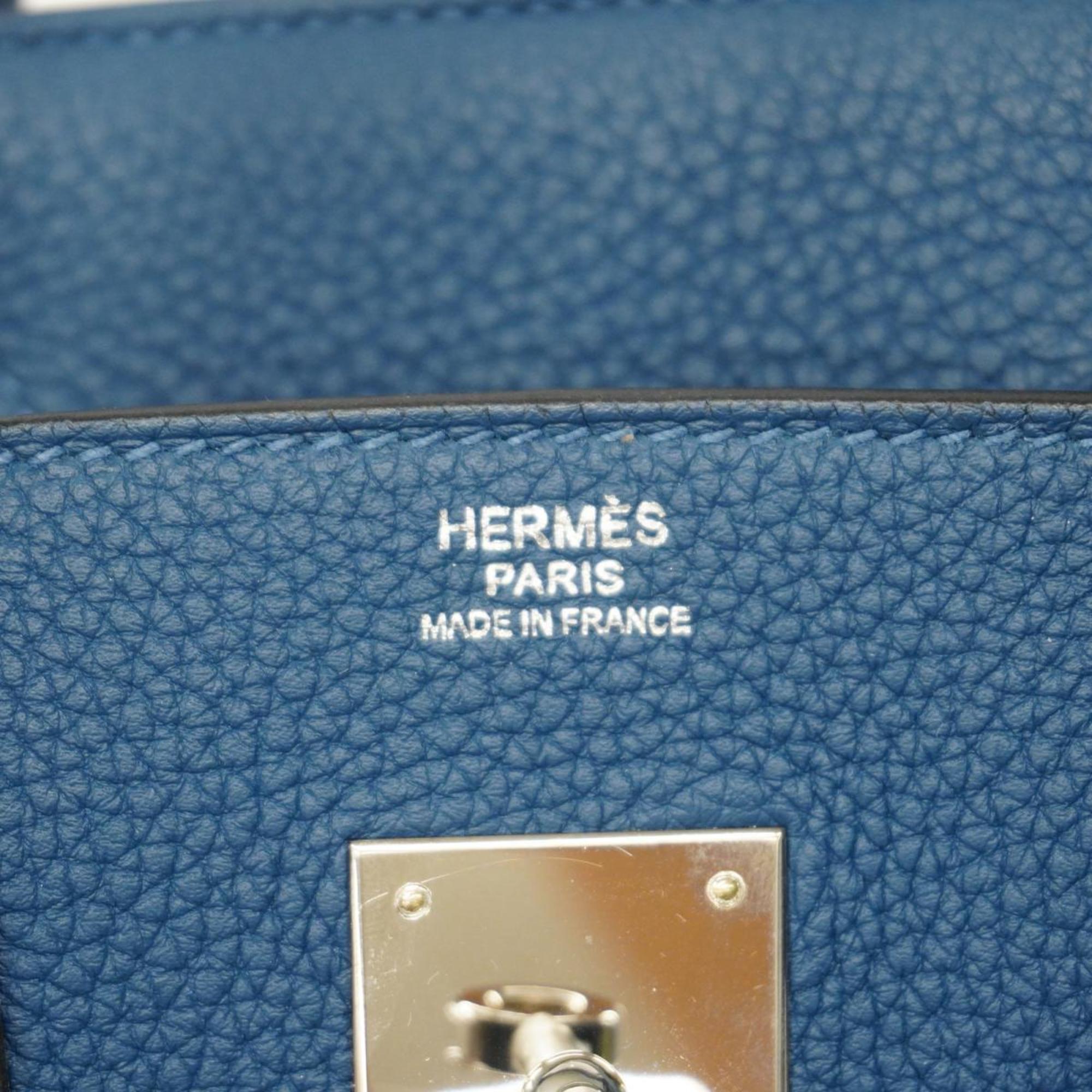 エルメス(Hermes) エルメス ハンドバッグ バーキン30 D刻印 トゴ ディープブルー   レディース