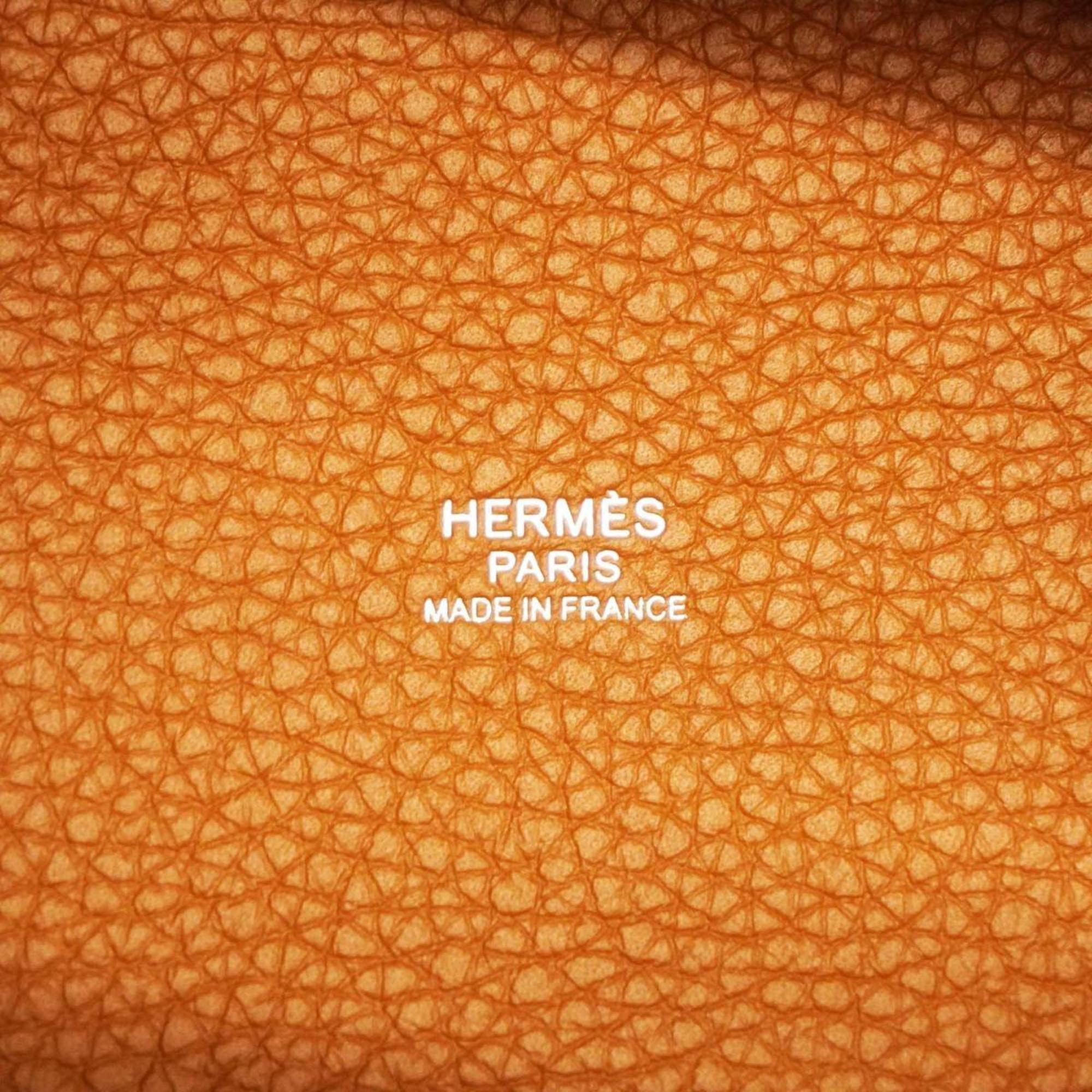 エルメス(Hermes) エルメス ハンドバッグ ピコタンロックPM U刻印 トリヨンクレマンス ゴールド   レディース