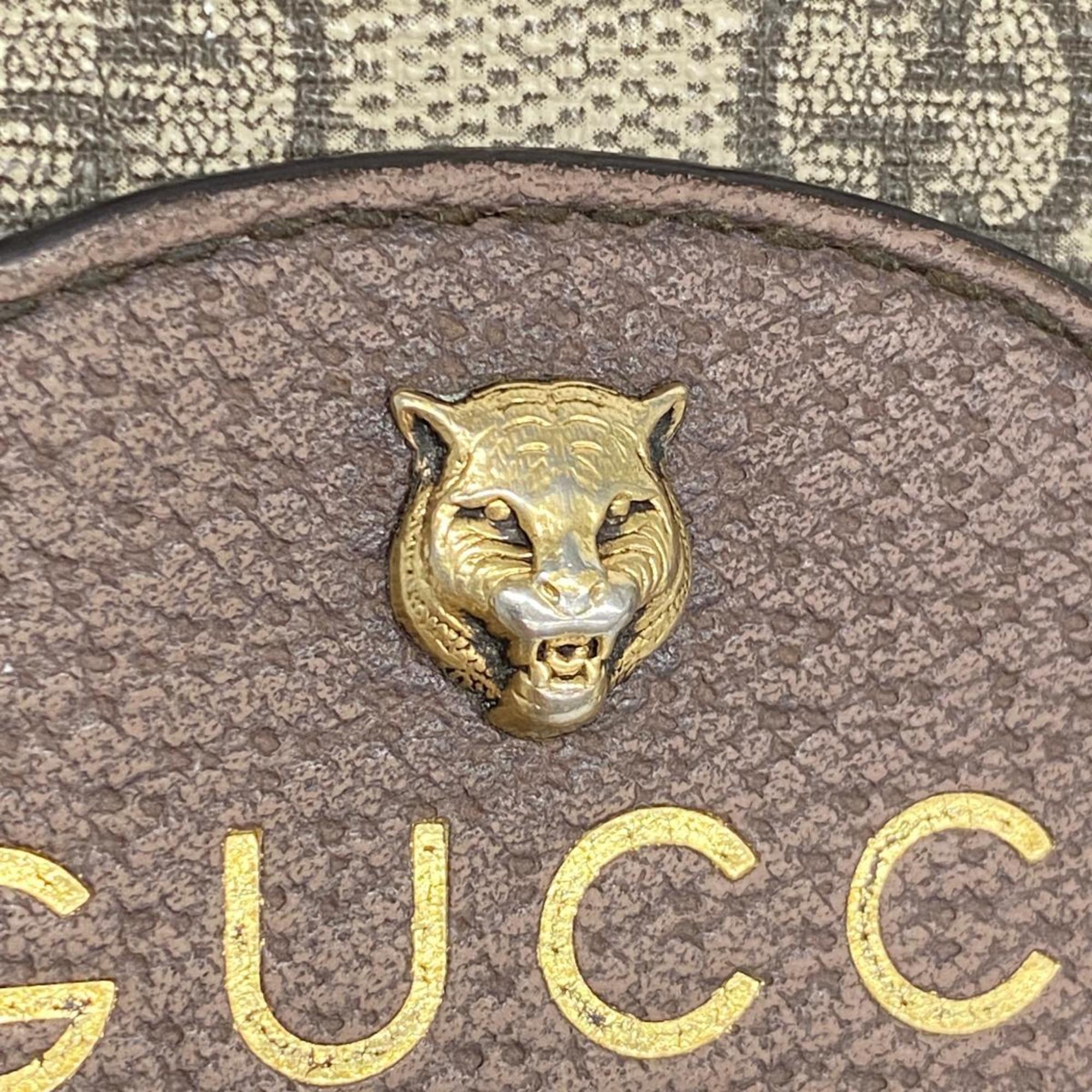 グッチ(Gucci) グッチ 長財布 GGスプリーム 473953 ブラウン メンズ ...