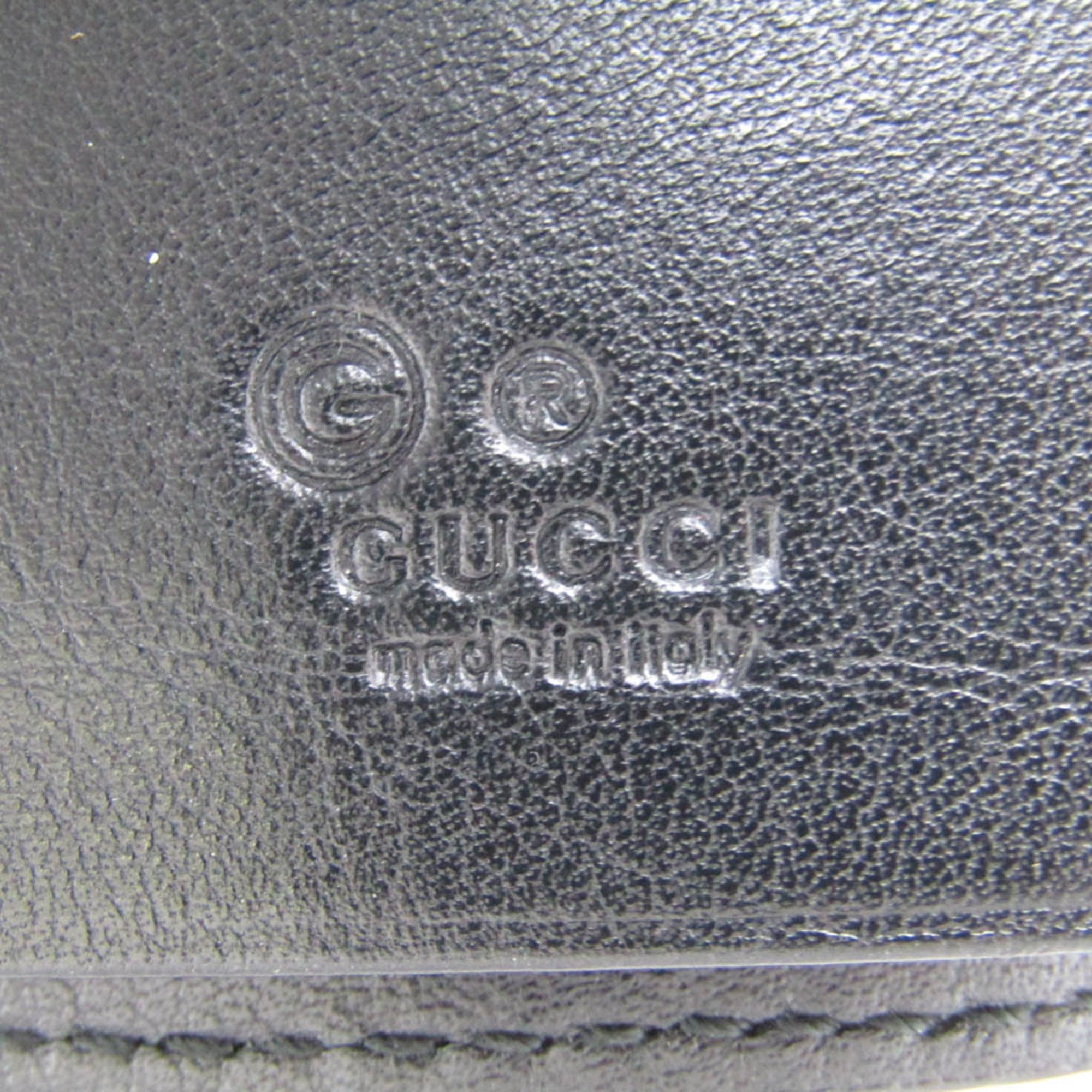 グッチ(Gucci) マイクログッチッシマ 150402 レディース,メンズ レザー キーケース ブラック