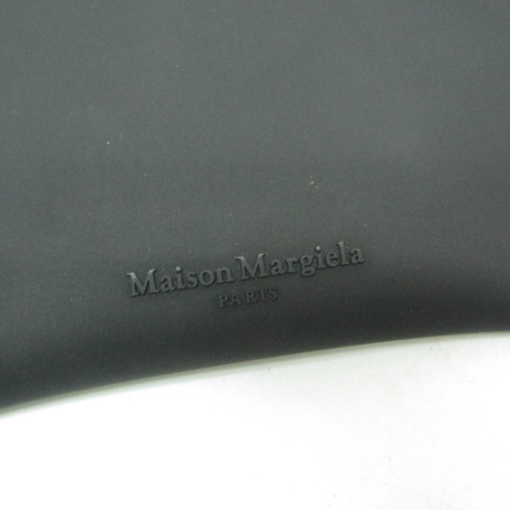 メゾン マルジェラ(Maison Margiela) モバイルポーチ S35UI0538 レディース,メンズ ラバー,レザー ショルダーバッグ ブラック