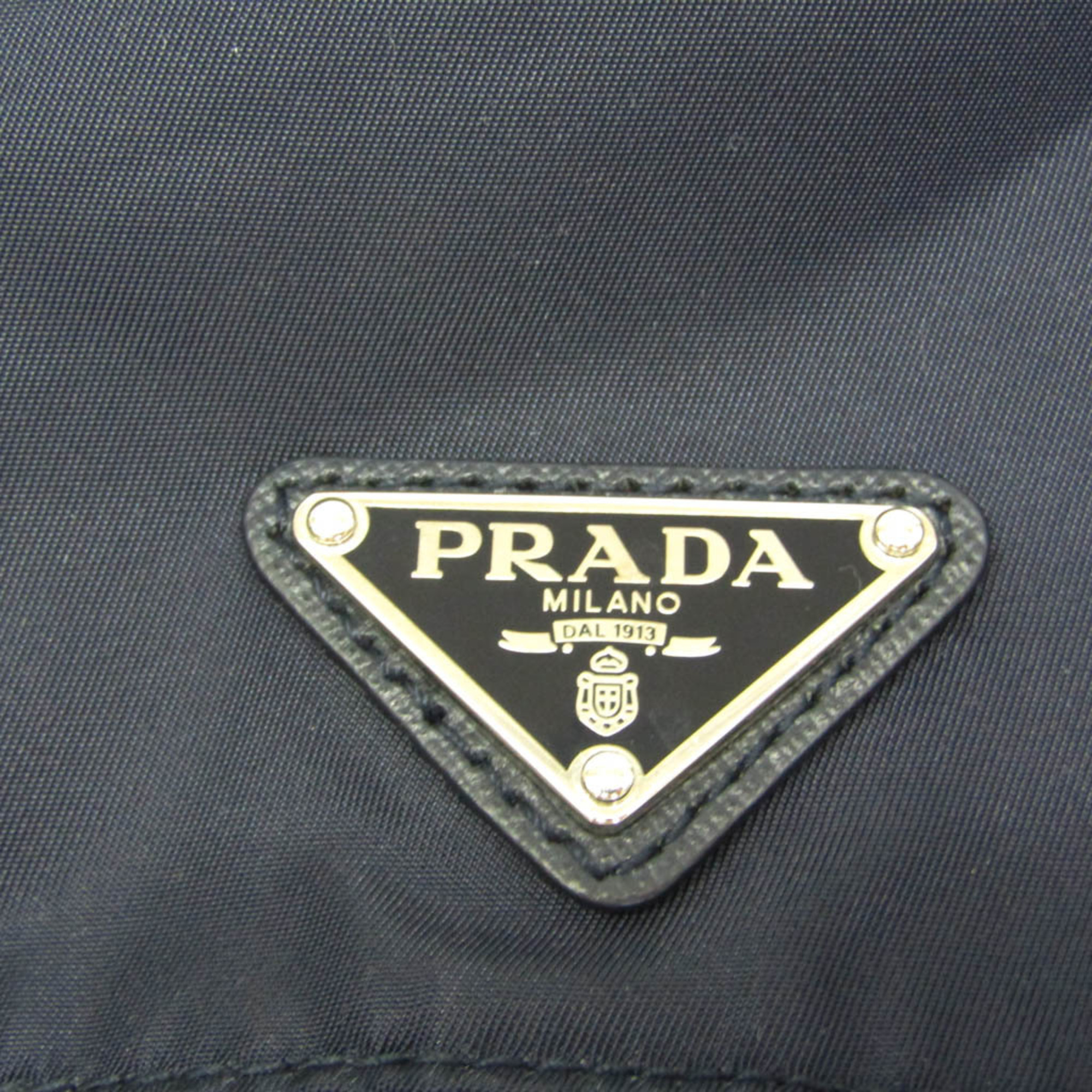 プラダ(Prada) BZ2811 メンズ,レディース ナイロン,レザー リュックサック ネイビー