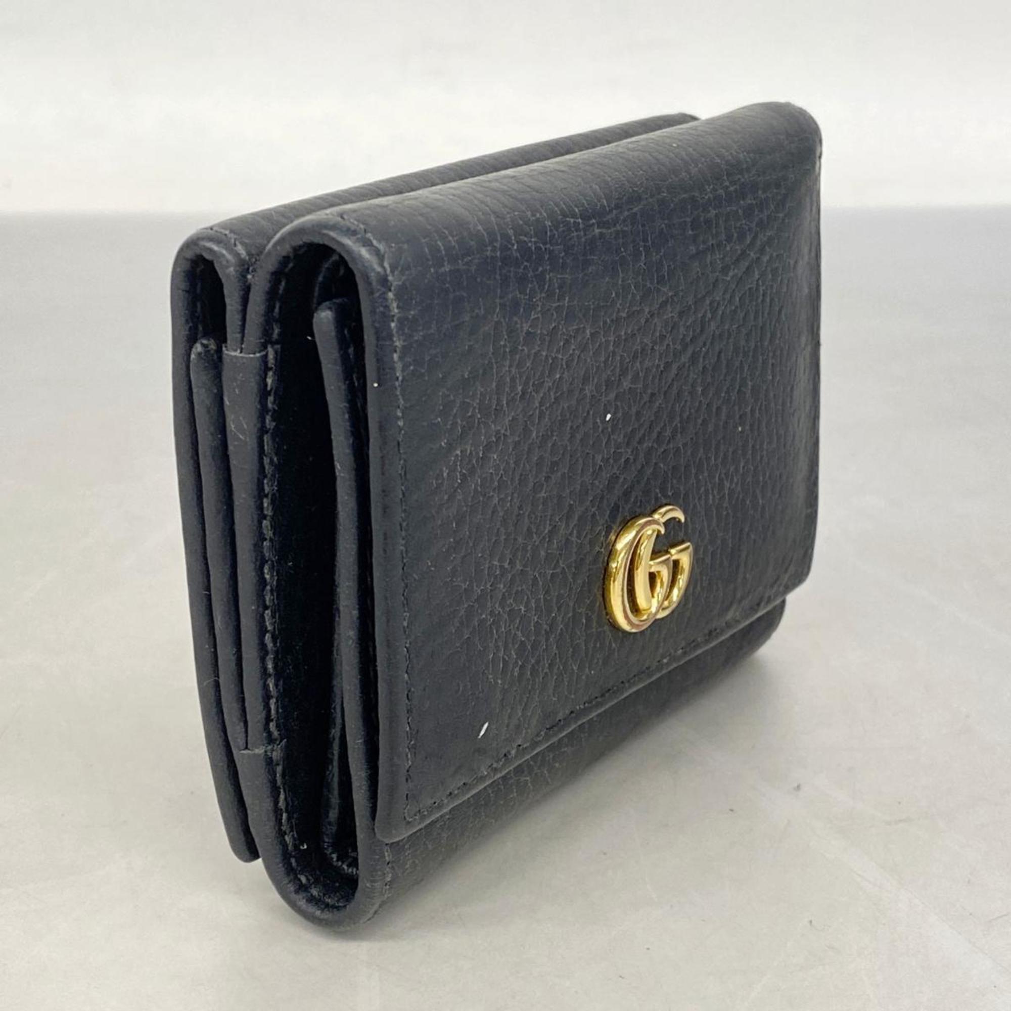 グッチ(Gucci) グッチ 三つ折り財布 GGマーモント 474746 レザー