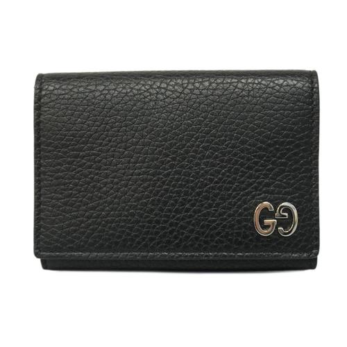 グッチ(Gucci) グッチ 名刺入れ 473923 2778 レザー ブラック メンズ