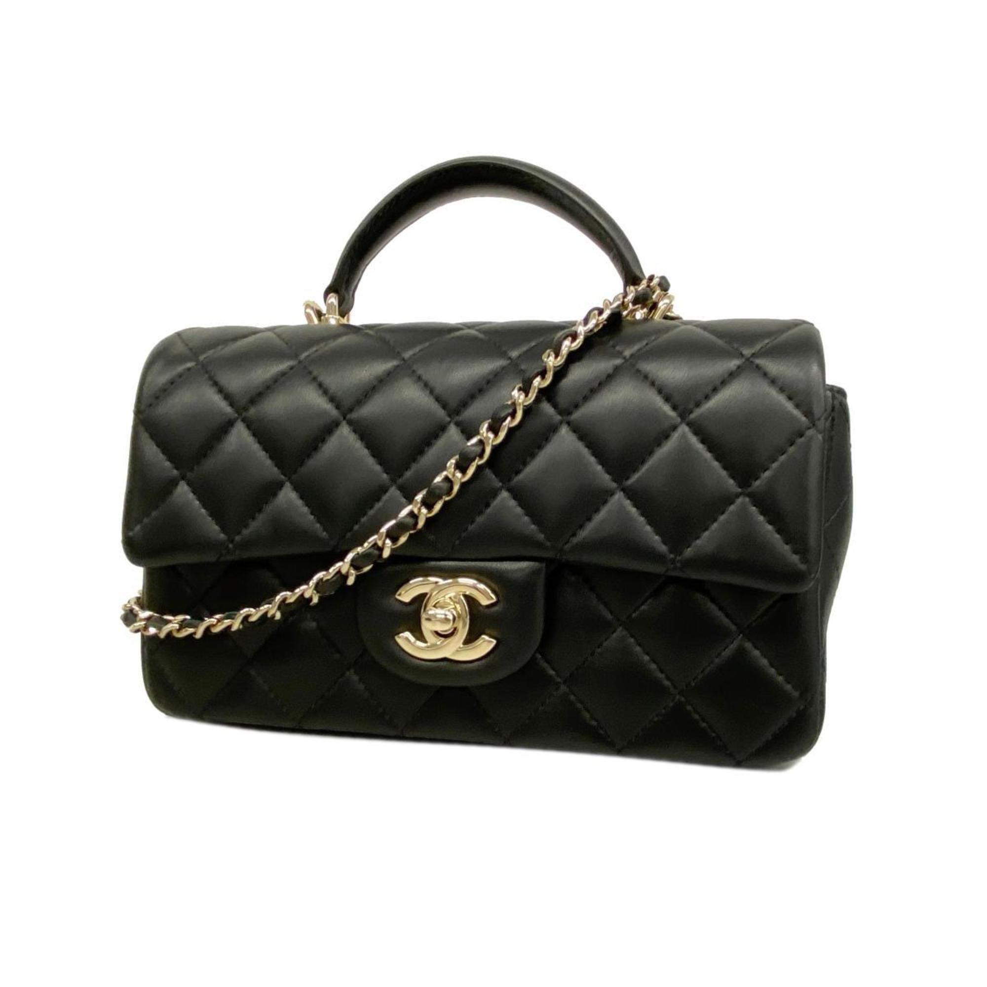 良品 CHANEL シャネル フリンジ マトラッセ チェーン ショルダー ...