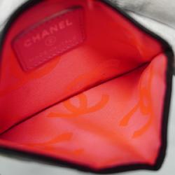 シャネル(Chanel) シャネル 名刺入れ・カードケース カンボン ラムスキン ブラック  レディース