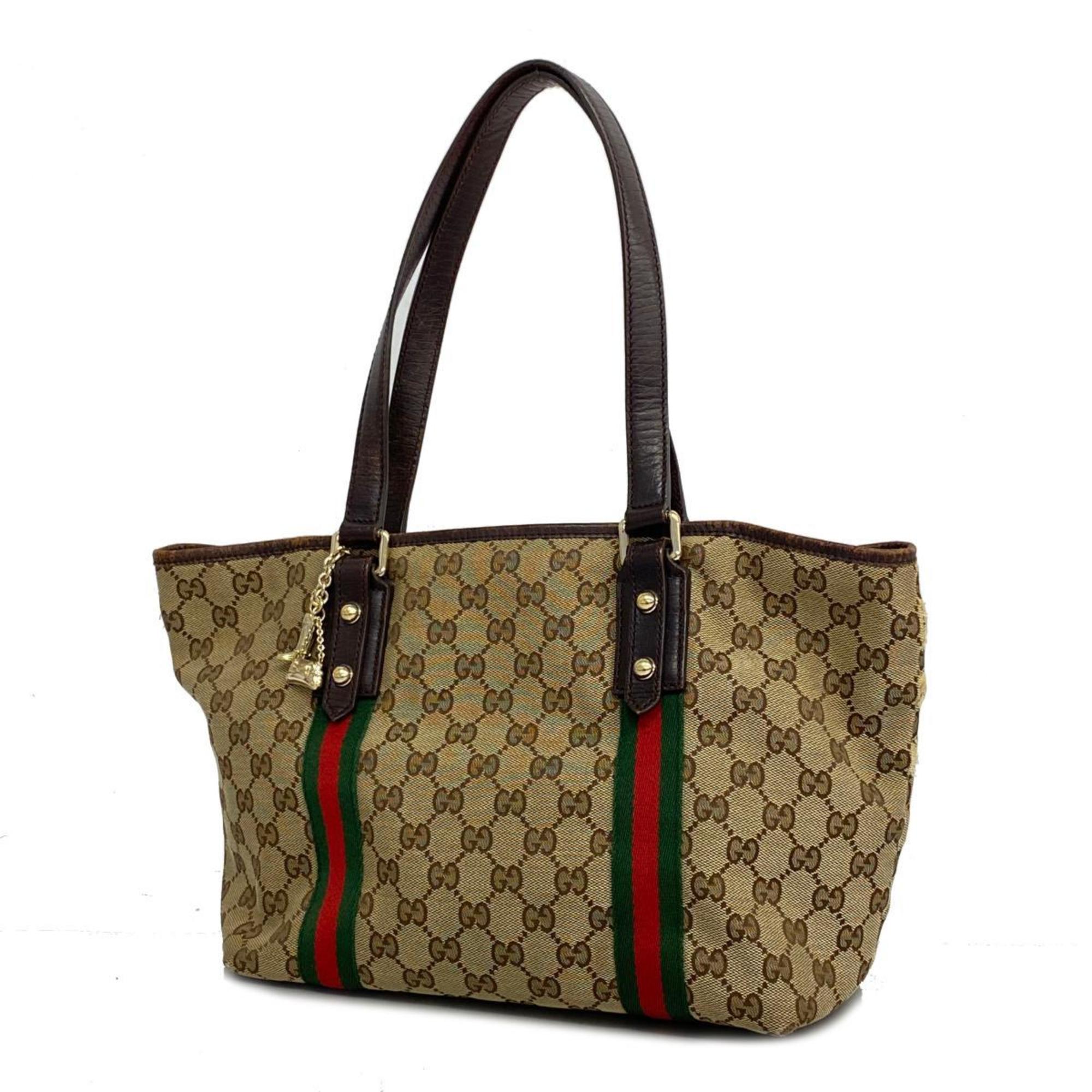 グッチ(Gucci) グッチ トートバッグ GGキャンバス シェリーライン