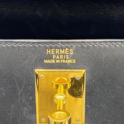 エルメス(Hermes) エルメス ハンドバッグ ケリー32 〇Z刻印 ボックスカーフ ブラック   レディース