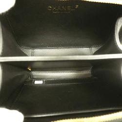 シャネル(Chanel) シャネル ハンドバッグ CCフィリグリー チェーンショルダー キャビアスキン ブラック シャンパン  レディース
