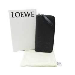 ロエベ(Loewe) BRAND OPEN WALLET C500U46X02 レディース,メンズ レザー 長財布（二つ折り） ブラック