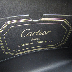 カルティエ(Cartier) ガーランド ドゥ カルティエ CRL3001730 レディース レザー ポーチ ブラック