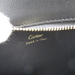 カルティエ(Cartier) ガーランド ドゥ カルティエ CRL3001730 レディース レザー ポーチ ブラック