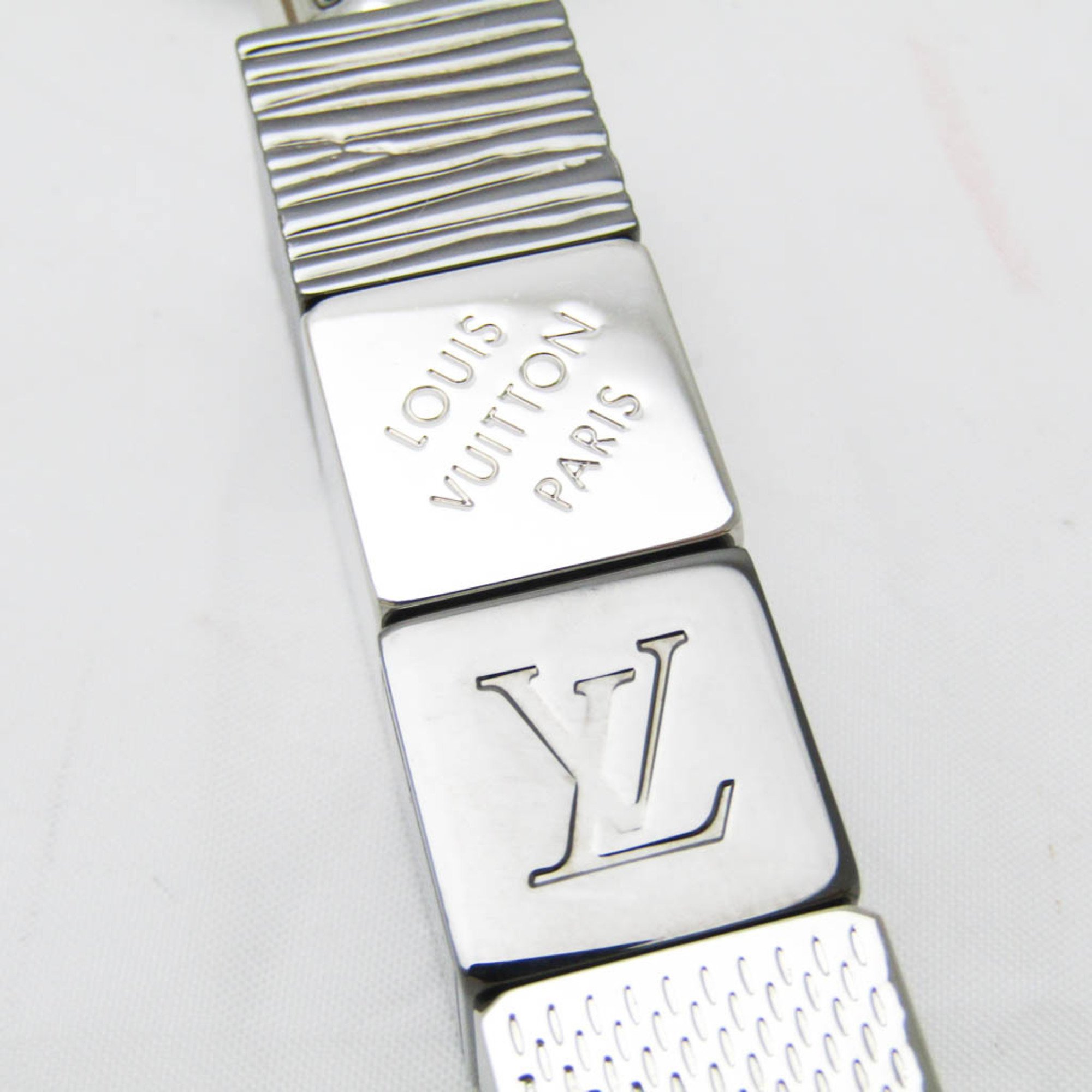 ルイ・ヴィトン(Louis Vuitton) ポルトクレ キューブ M67142 キーホルダー (ガンメタル,シルバー)