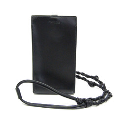 ジル・サンダー(Jil Sander) TANGLE PHONE CASE JSMU840080 レディース,メンズ レザー ショルダーバッグ ブラック