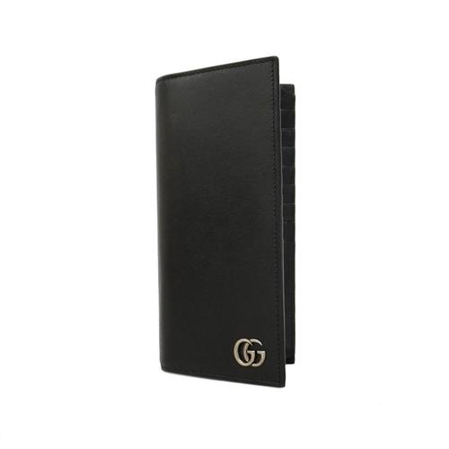 グッチ(Gucci) グッチ 長財布 GGマーモント 428740 レザー ブラック 