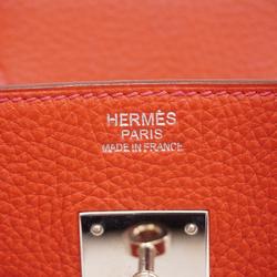 エルメス(Hermes) エルメス ハンドバッグ バーキン30 □Q刻印 トゴ ルージュカザック   レディース