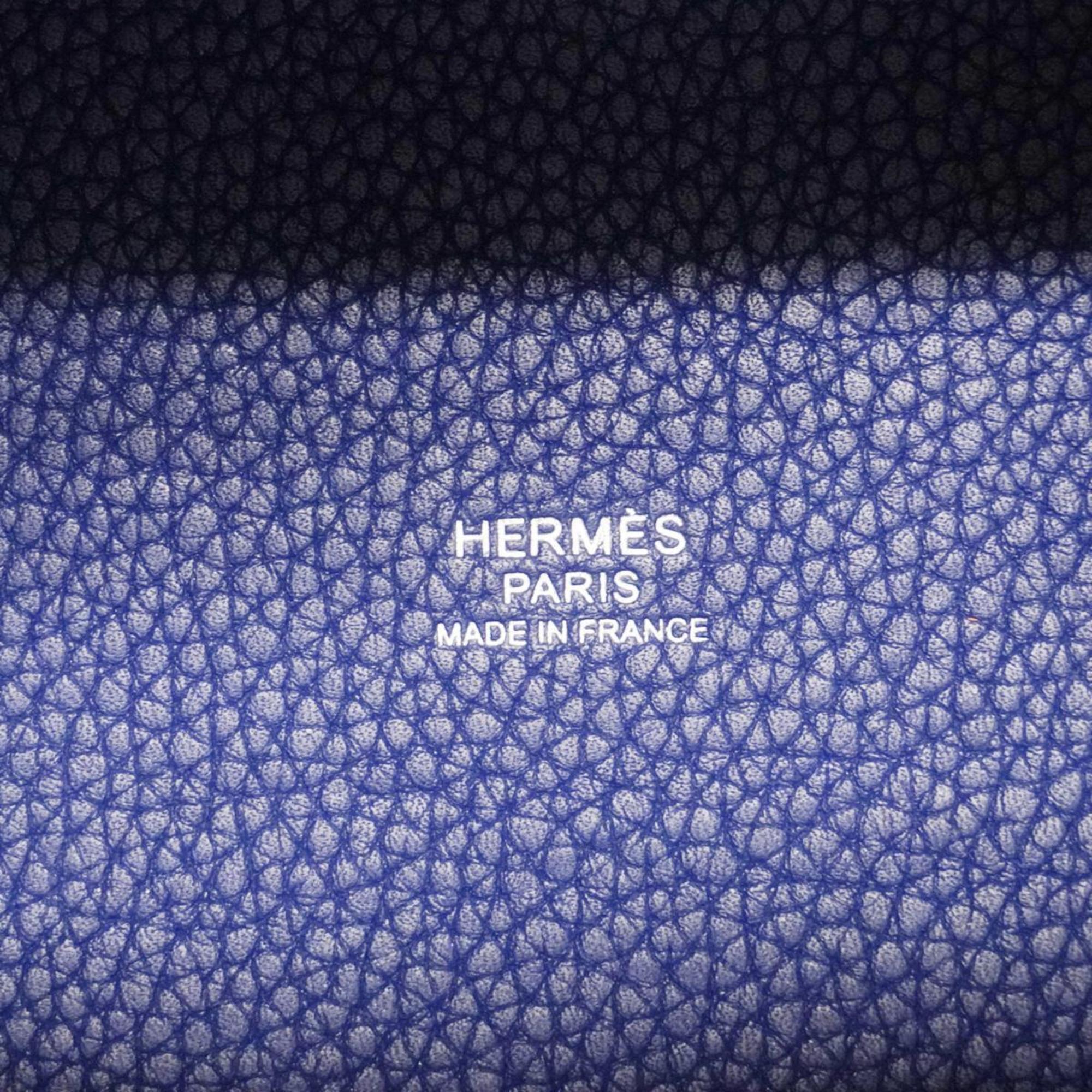 エルメス(Hermes) エルメス ハンドバッグ ピコタンロックPM C刻印 トリヨンクレマンス ブルーアンクル   レディース