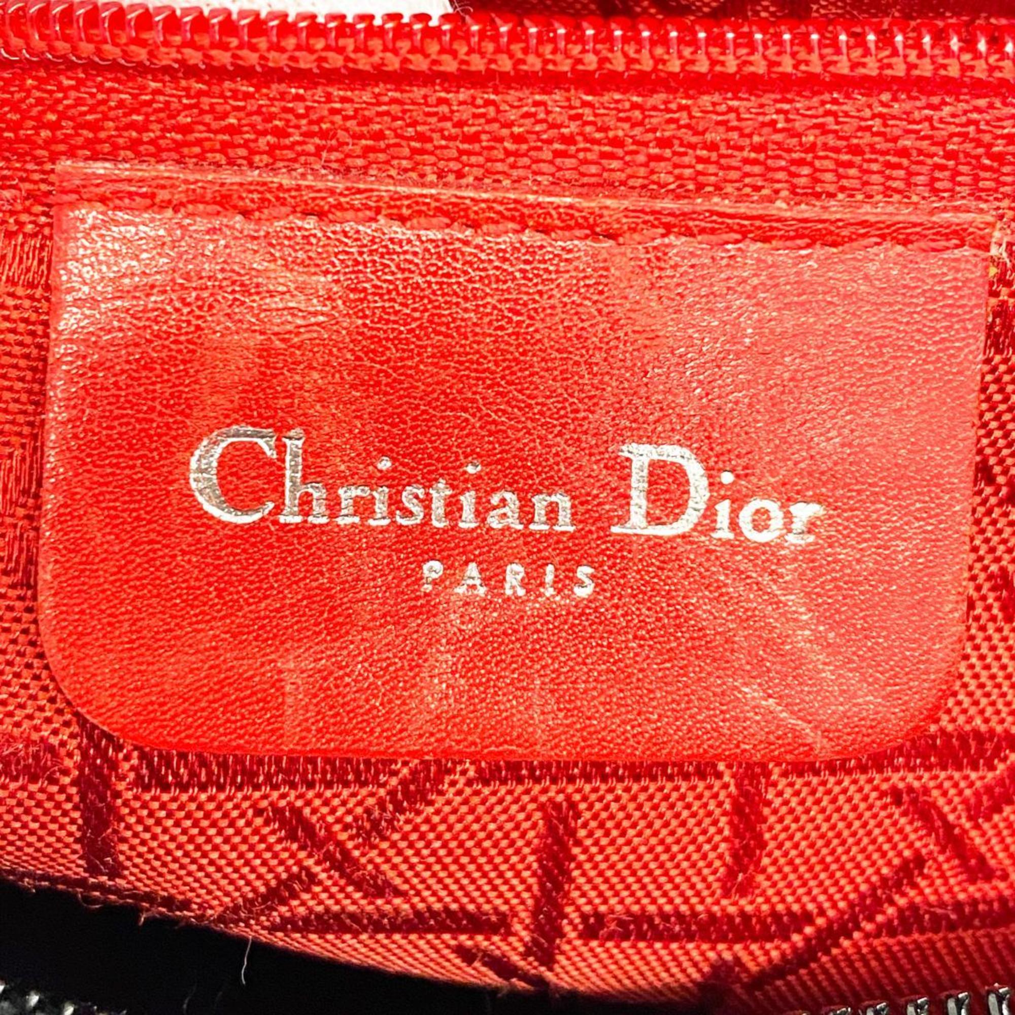 クリスチャン・ディオール(Christian Dior) クリスチャンディオール ハンドバッグ カナージュ レディディオール ナイロン ブラック   レディース