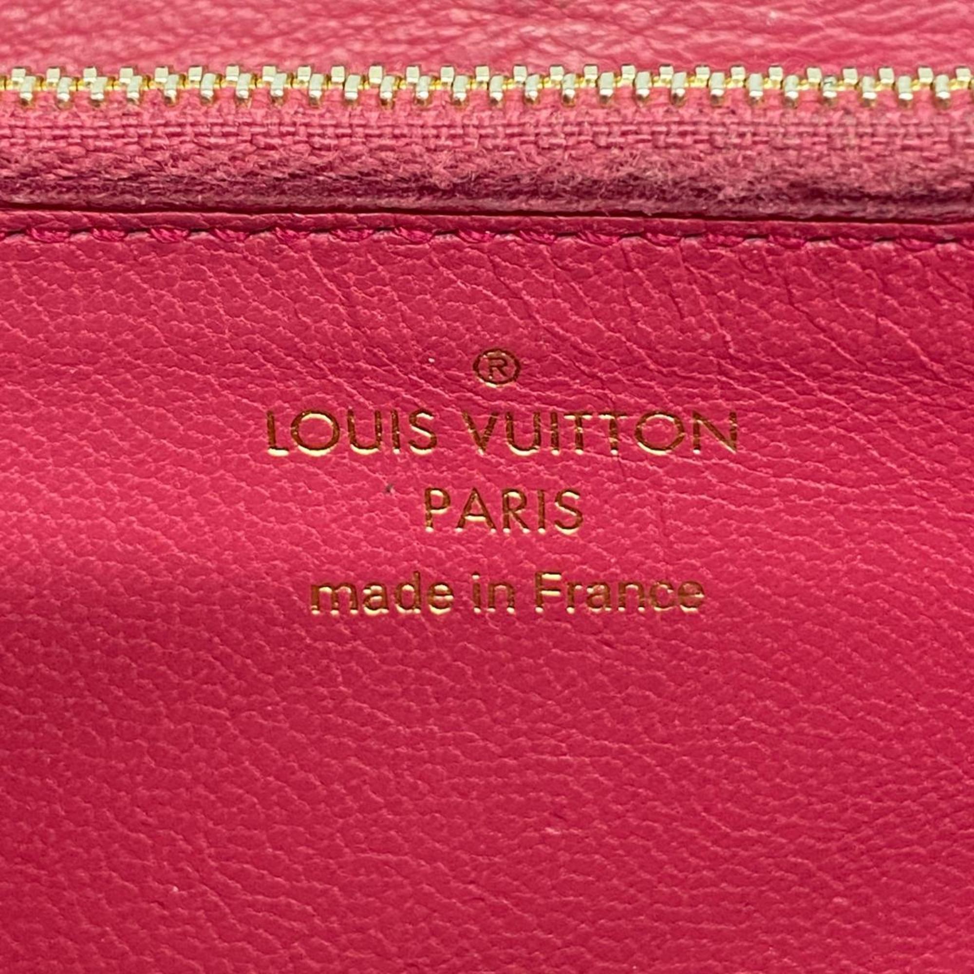 ルイ・ヴィトン(Louis Vuitton) ルイ・ヴィトン 長財布 ポルトフォイユ イエナ M58281 ネイビー ピンクレディース