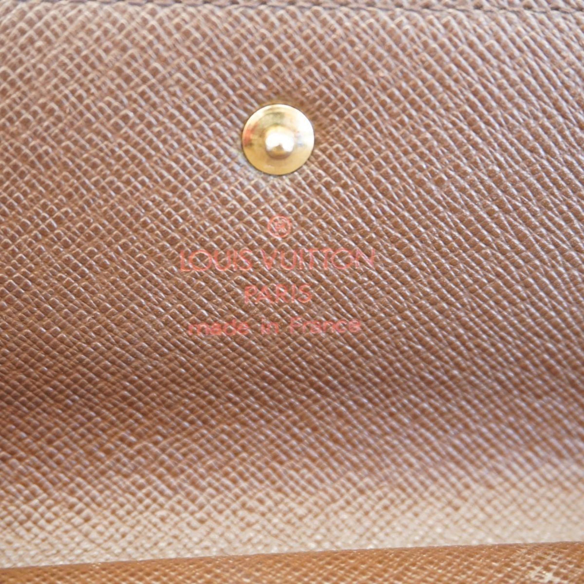 ルイ・ヴィトン(Louis Vuitton) ルイ・ヴィトン 長財布 ダミエ ポルトフォイユインターナショナル N61217 エベヌメンズ レディース