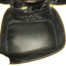 シャネル(Chanel) シャネル バニティバッグ キャビアスキン ブラック   レディース