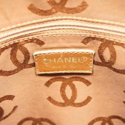 シャネル(Chanel) シャネル トートバッグ ワイルドステッチ レザー ブラウン  レディース