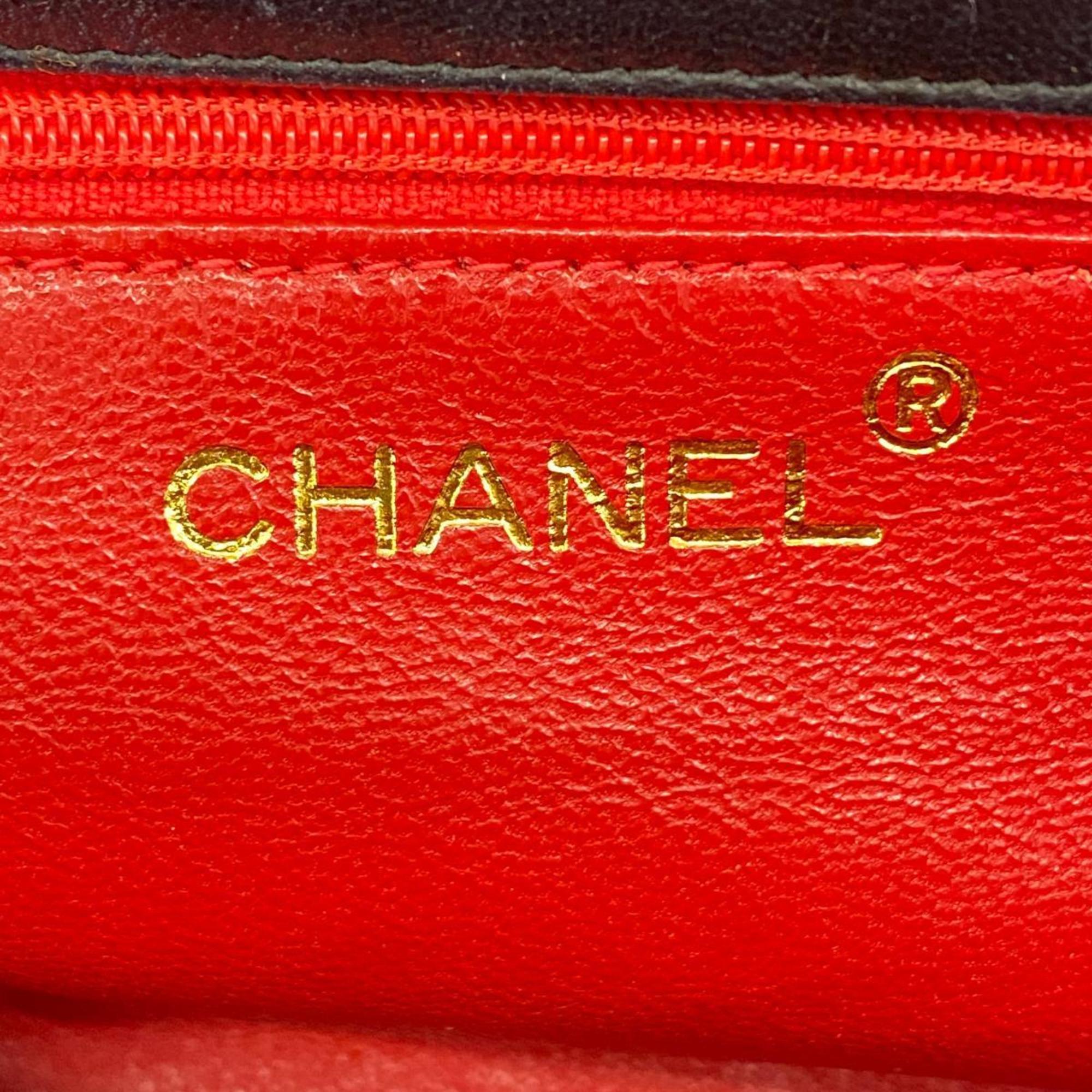 シャネル(Chanel) シャネル ショルダーバッグ チェーンショルダー サテン ブラック   レディース