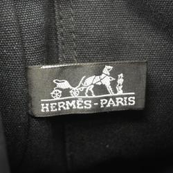 エルメス(Hermes) エルメス ハンドバッグ フールトゥバサスMM キャンバス ブラック   レディース
