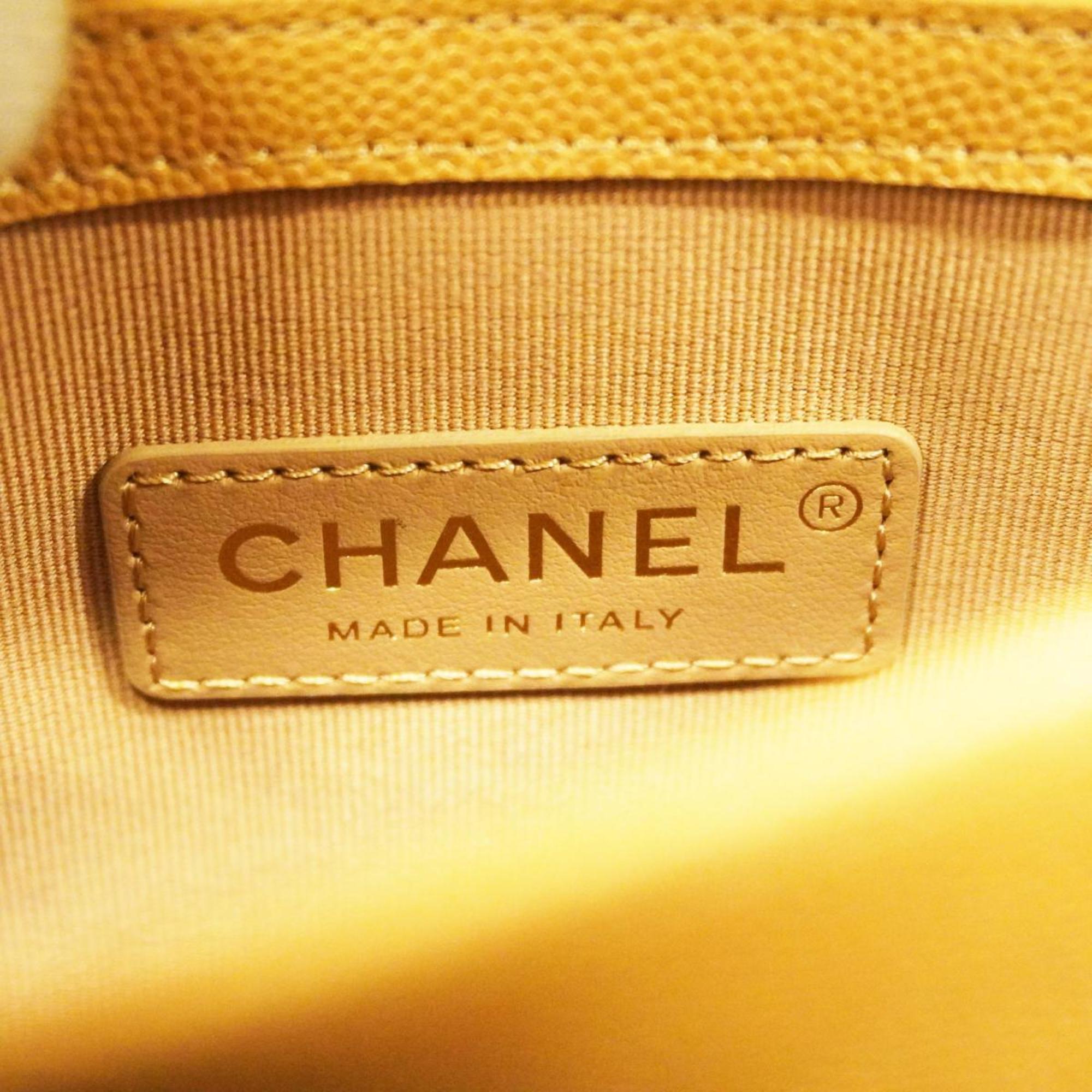 シャネル(Chanel) シャネル ショルダーバッグ マトラッセ チェーンショルダー キャビアスキン ベージュ   レディース