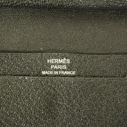 エルメス(Hermes) エルメス 名刺入れ・カードケース ベアン U刻印 シェーブル ブラック   メンズ レディース