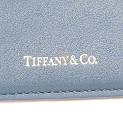 ティファニー(Tiffany) レザー カードケース ネイビー